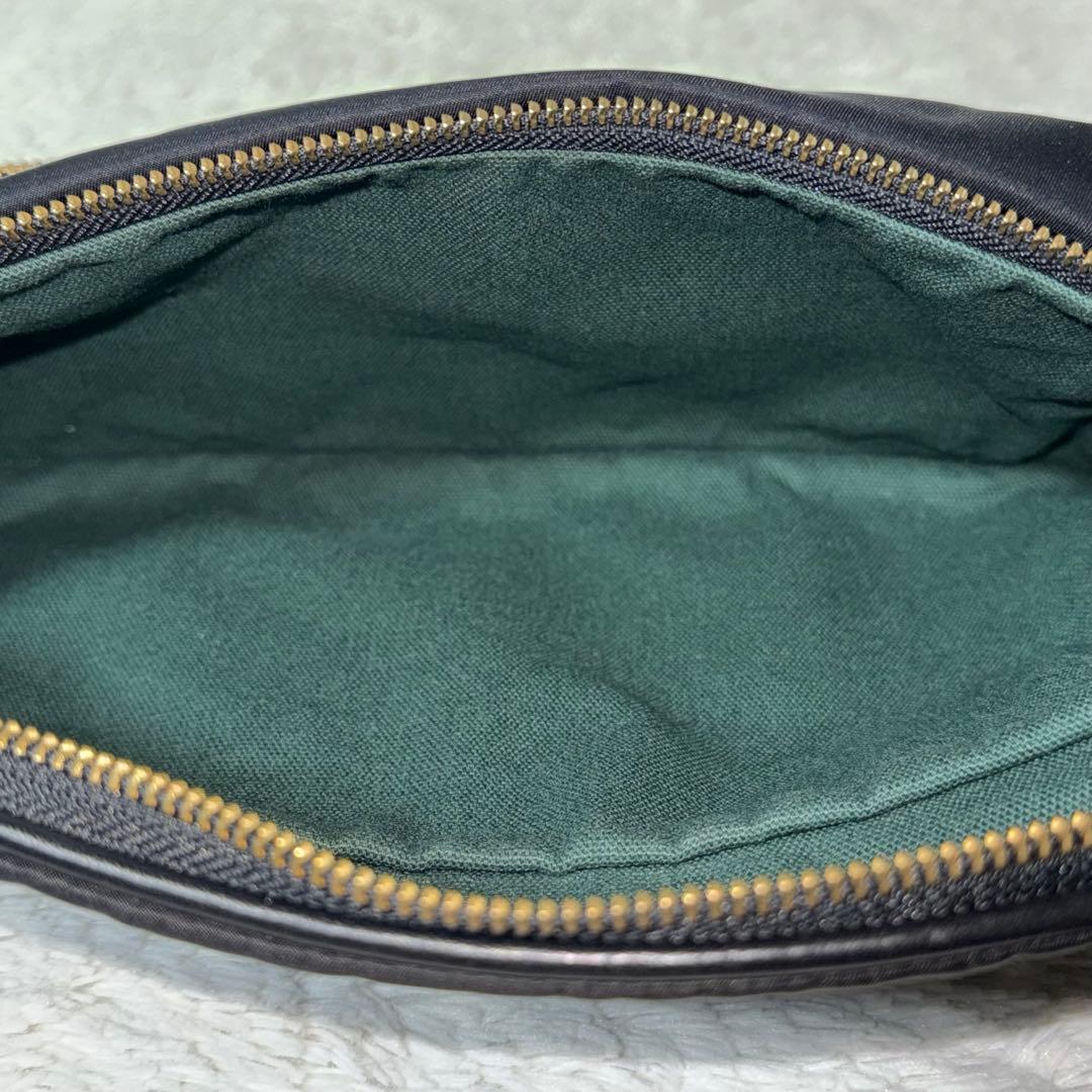 ⭐️新品未使用⭐️　felisi 799　ウエストバッグ　ナイロン×レザー　ブラック