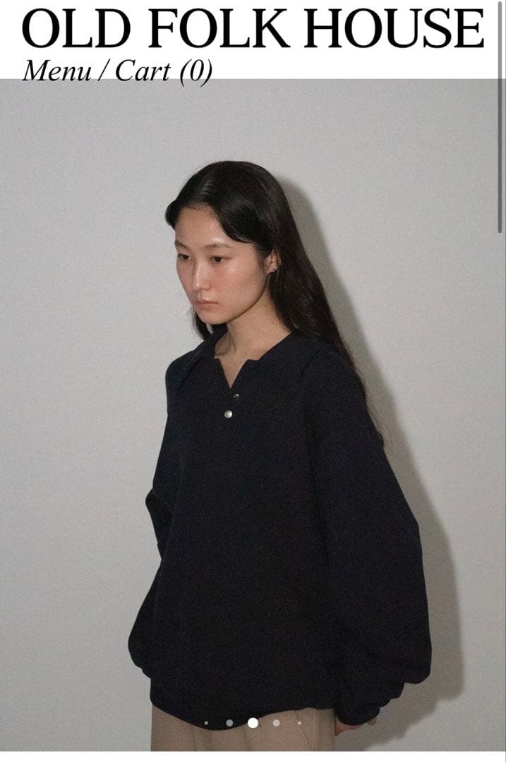 トップス Skipper Sweatshirt Navy oldfolkhouse