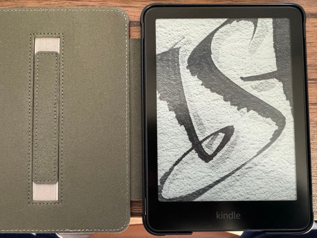 【美品】Kindle Paperwhite 第12世代 レザーケース付き