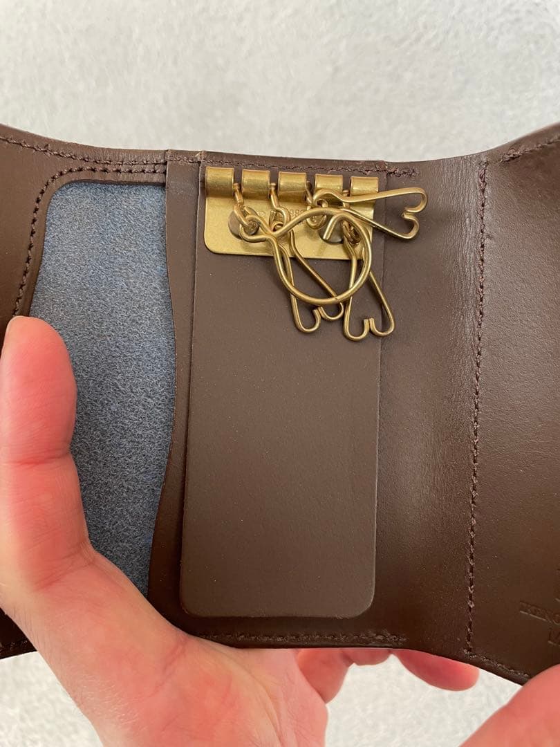 池之端銀革店　キーケース