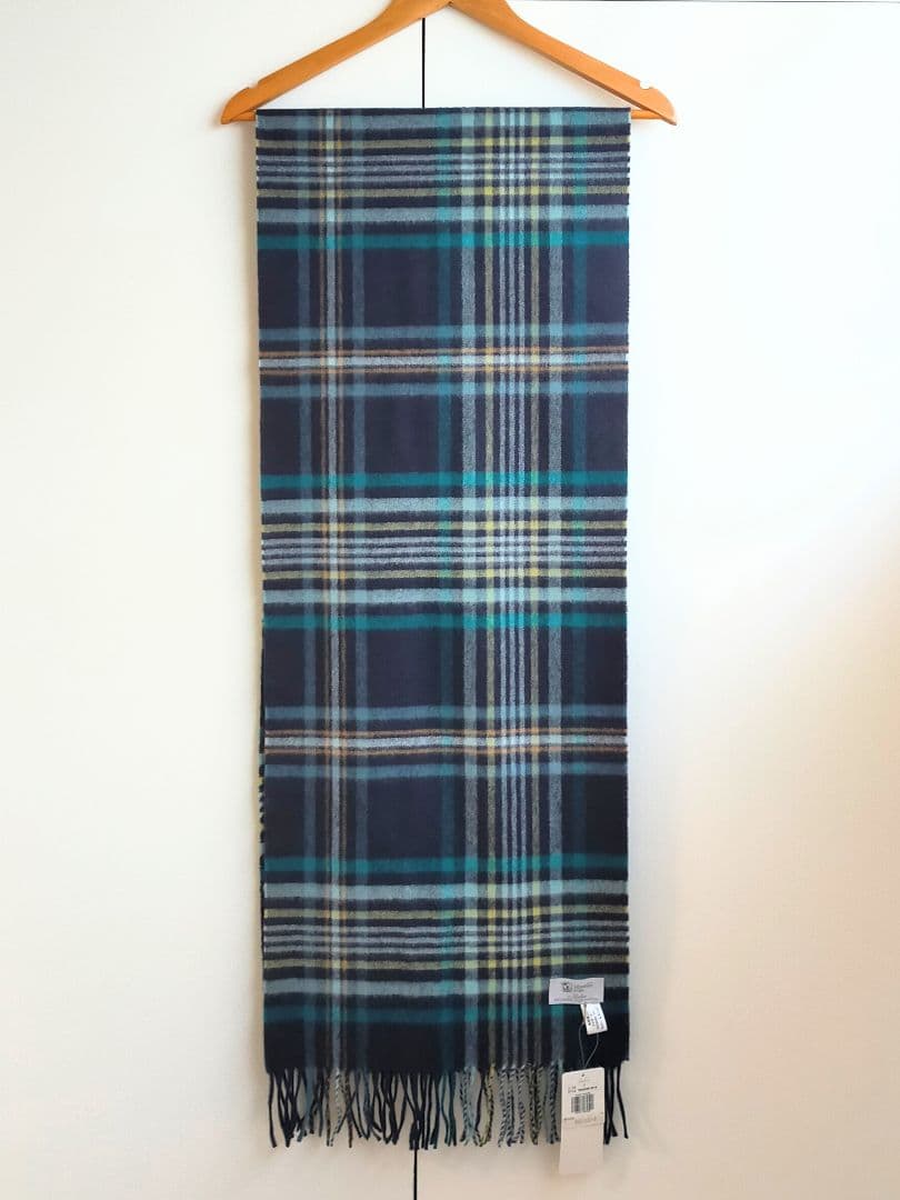 新品未使用　ジョンストンズ 　カシミヤ100％ 　マフラー　レリアン別注