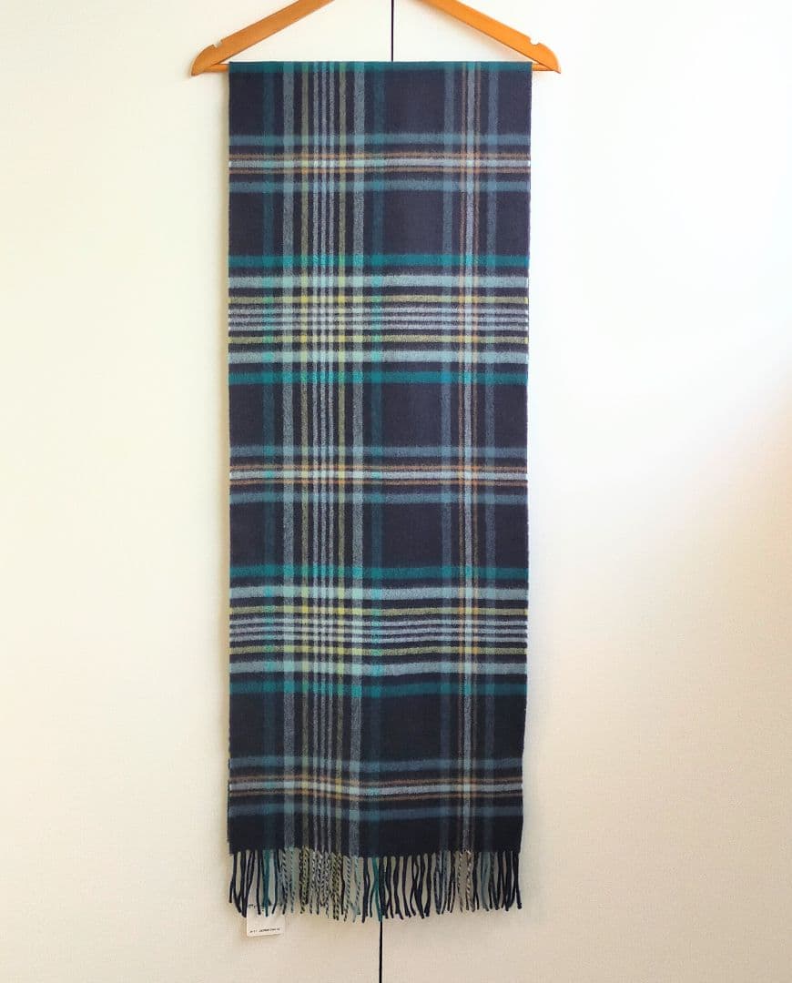 新品未使用　ジョンストンズ 　カシミヤ100％ 　マフラー　レリアン別注