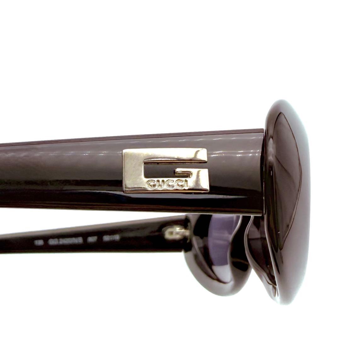 【美品】GUCCI グッチ　オーバル　Y2K サングラス　スクエアG