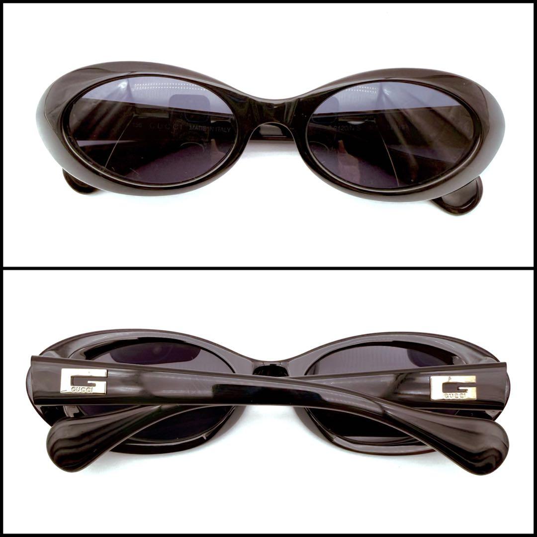 【美品】GUCCI グッチ　オーバル　Y2K サングラス　スクエアG