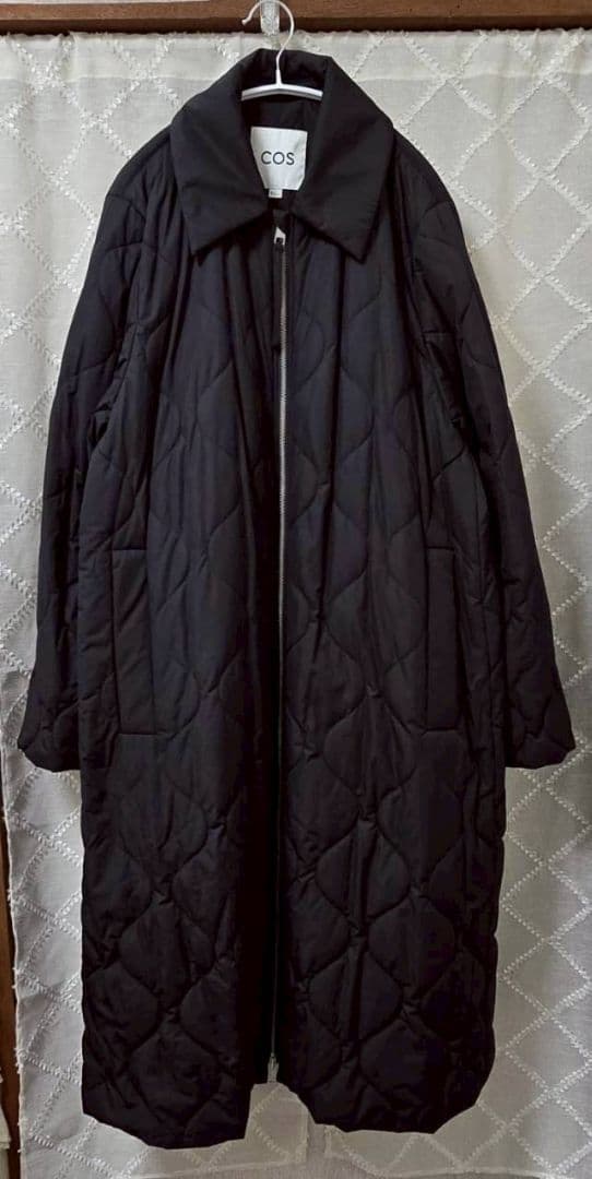COS コス 2024AW 中綿コート　ブラック