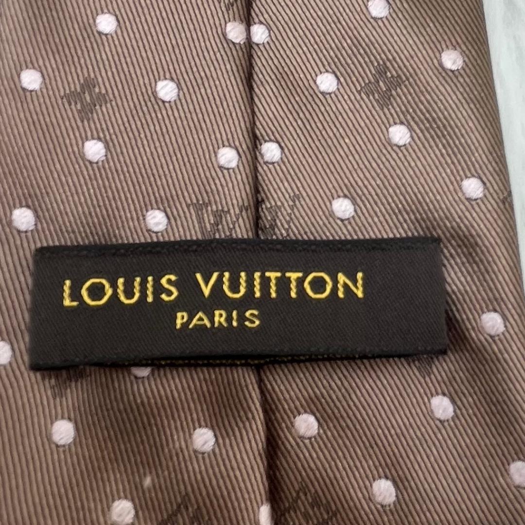 極美品✨ルイヴィトン　Louis Vuitton　モノグラム　シルクネクタイ