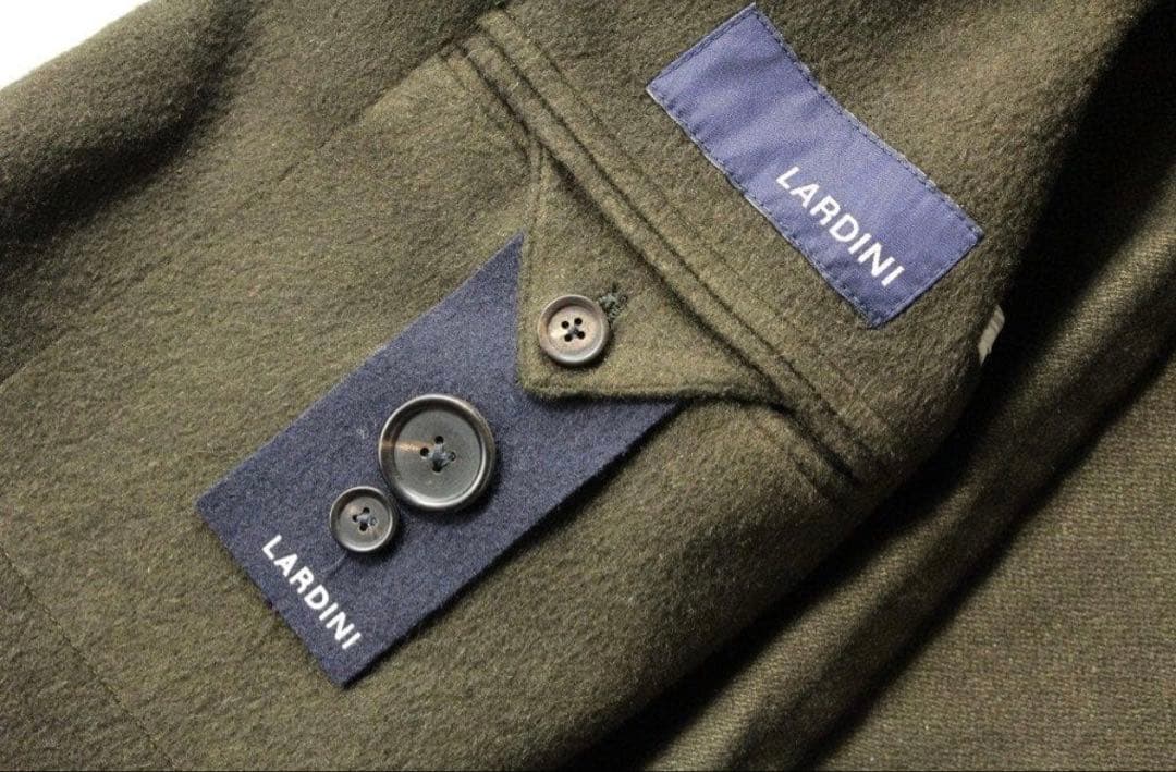 【1回のみ着用】LARDINI ラルディーニ カシミアチェスターコート50