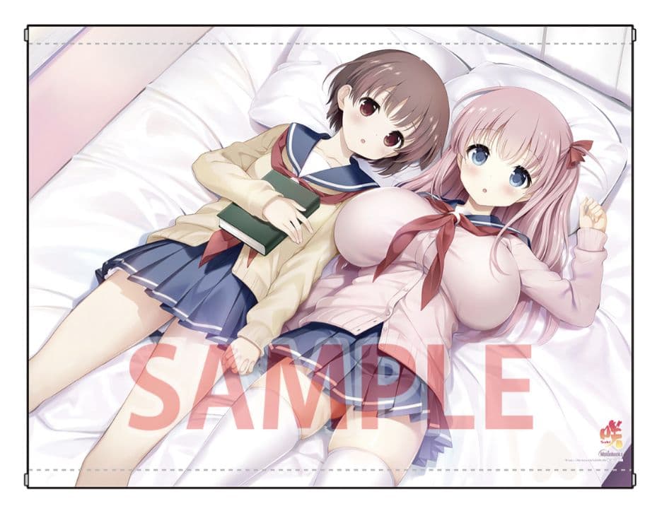 新品　咲 -Saki-　Wスエード生地B1タペストリー　特大サイズ