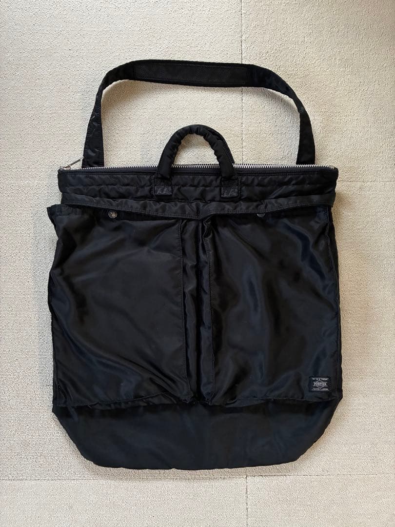 PORTER タンカー 2WAYトートバッグ ブラック 日本製　ヘルメットバッグ