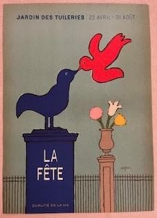 Savignac/サヴィニャック　LA FETES 1976年　リトポスター