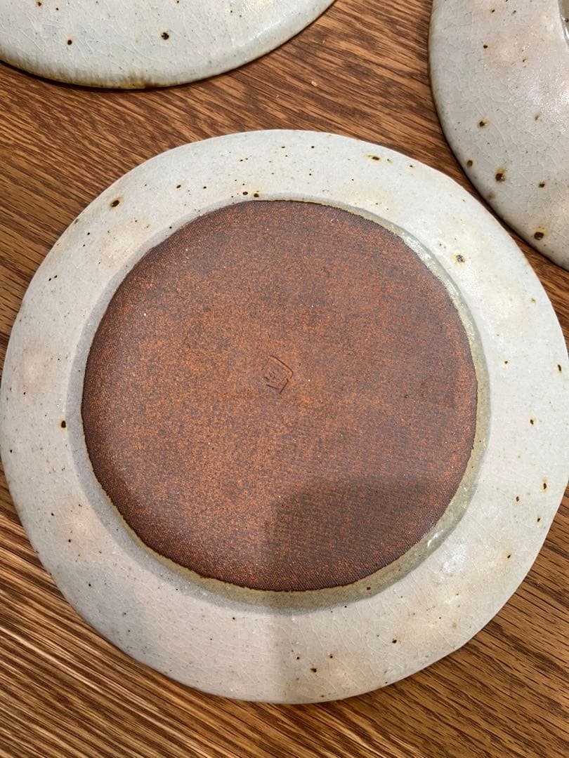 市野吉記　円形プレート　18.7cm 3枚セット