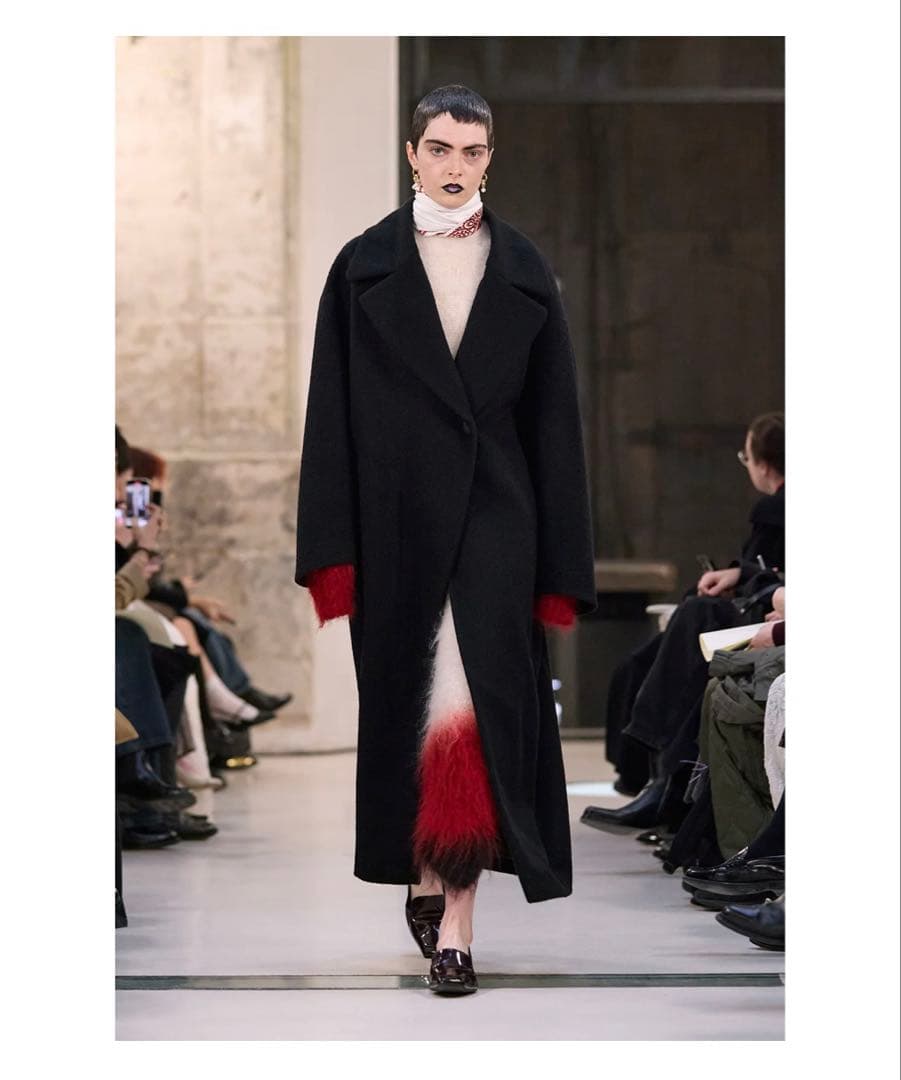 2025AW マメクロゴウチ Wool Arupaka Long coat