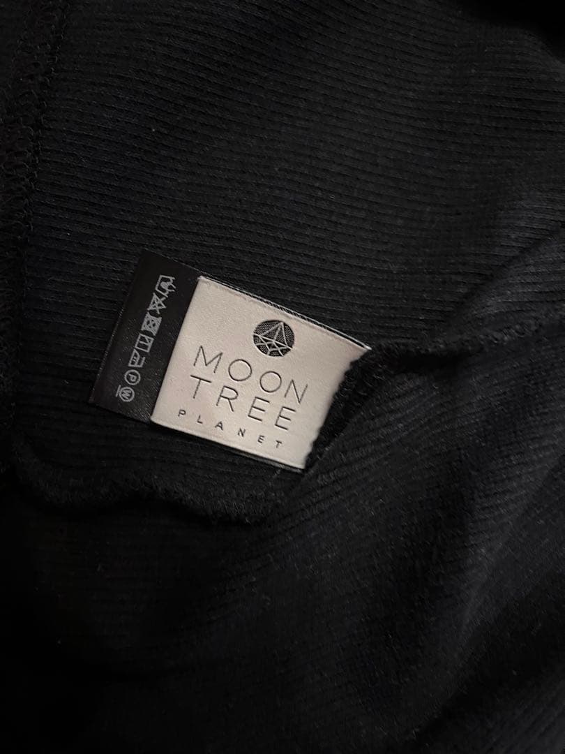 moontreeplanetコットンリブロングTシャツ