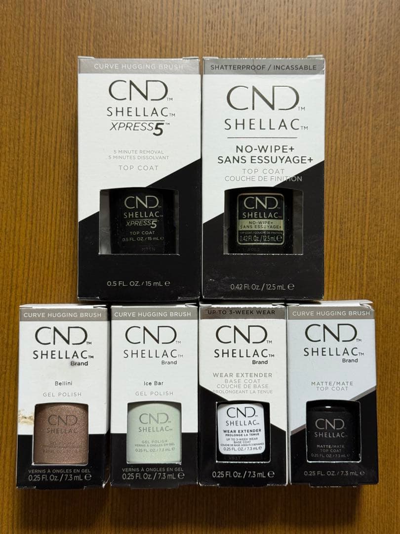 CND SHELLAC ジェルネイルセット