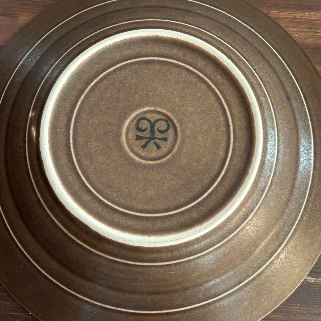 クイストゴー　アズールブラウン スーププレート