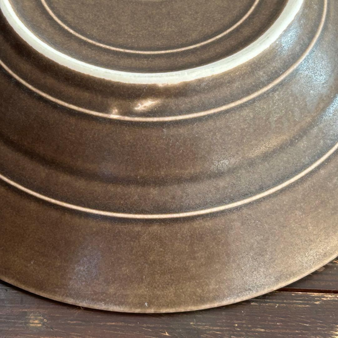 クイストゴー　アズールブラウン スーププレート