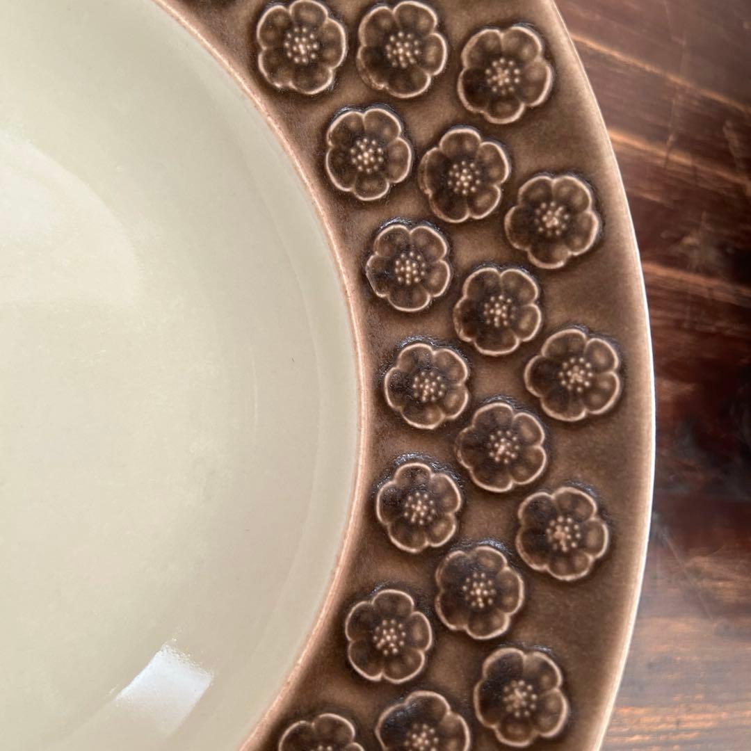 クイストゴー　アズールブラウン スーププレート