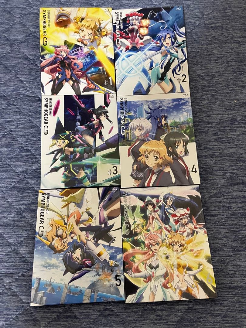 戦姫絶唱シンフォギアG 全6巻 BD〈期間限定版〉