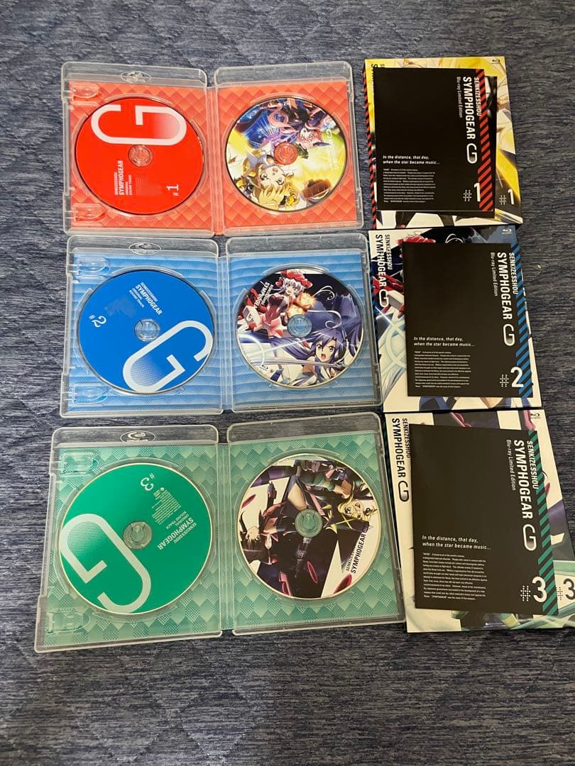 戦姫絶唱シンフォギアG 全6巻 BD〈期間限定版〉