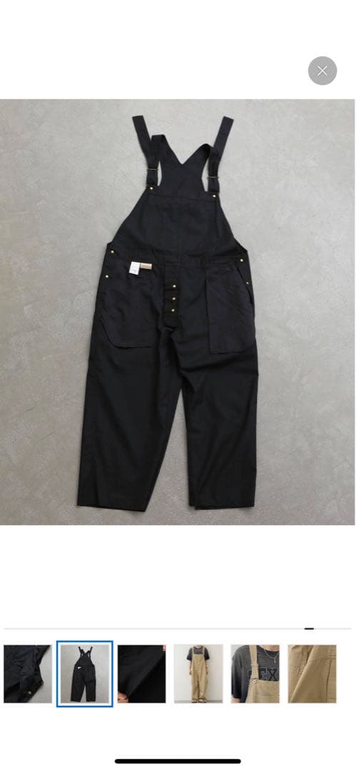 LUXE 定番オーバーオール【コンパクトギャバ】 ‼️お値下げ中‼️