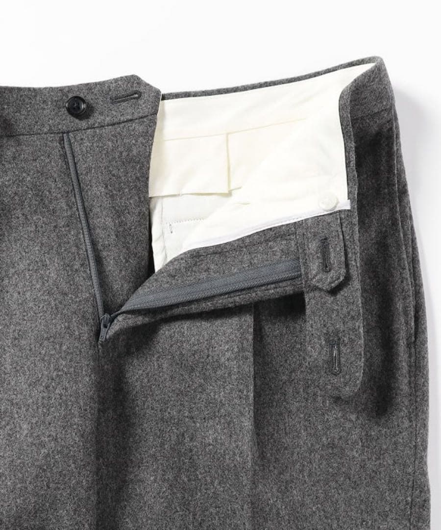 Brilla ブリッラ BEAMS フランネル スラックス グレー 50 新品