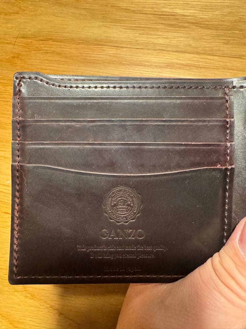 GANZO シェルコードバン2 純札入れ