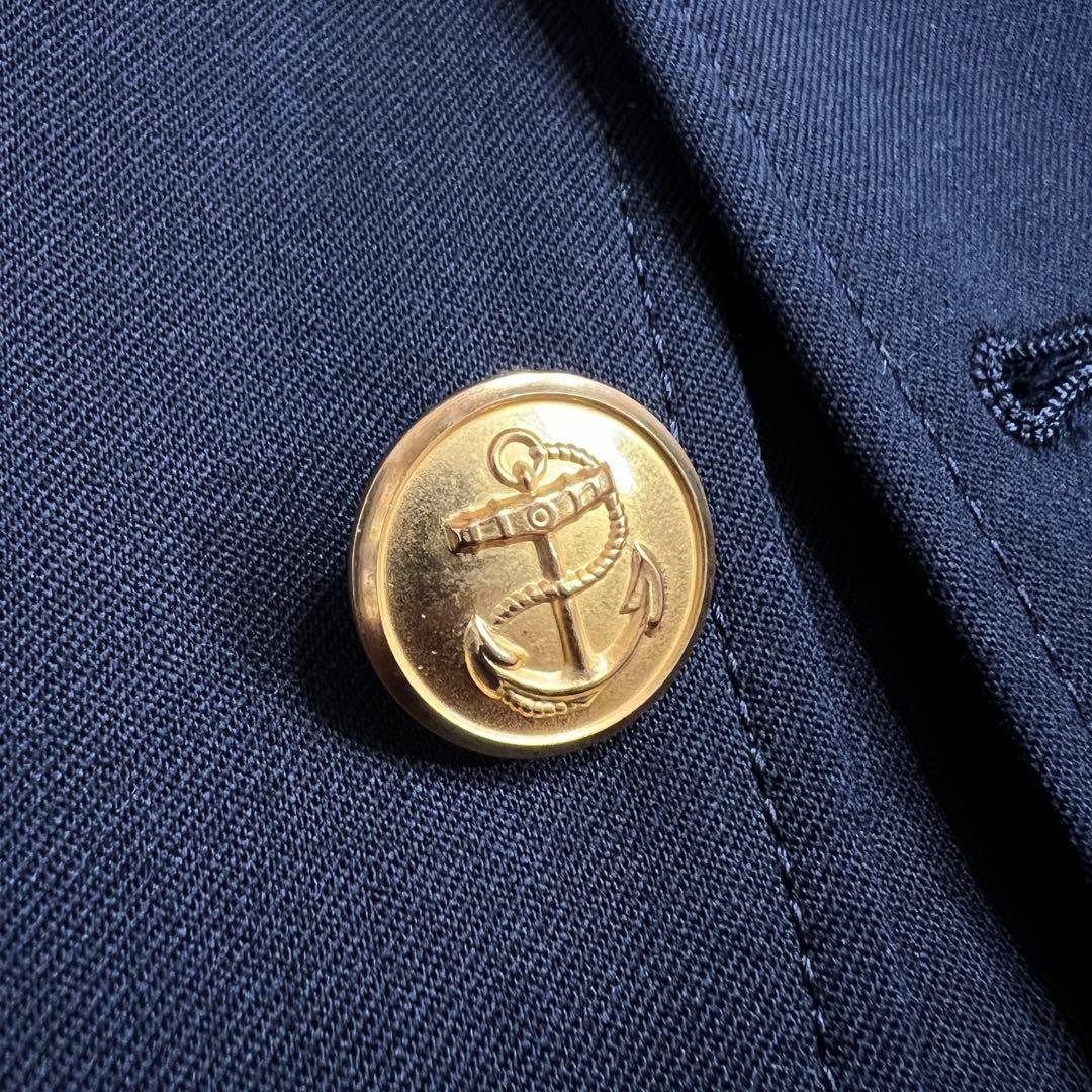 【美品】ビームスプラス コーデュラ ブレザージャケット 紺ブレ金ボタンネイビーM