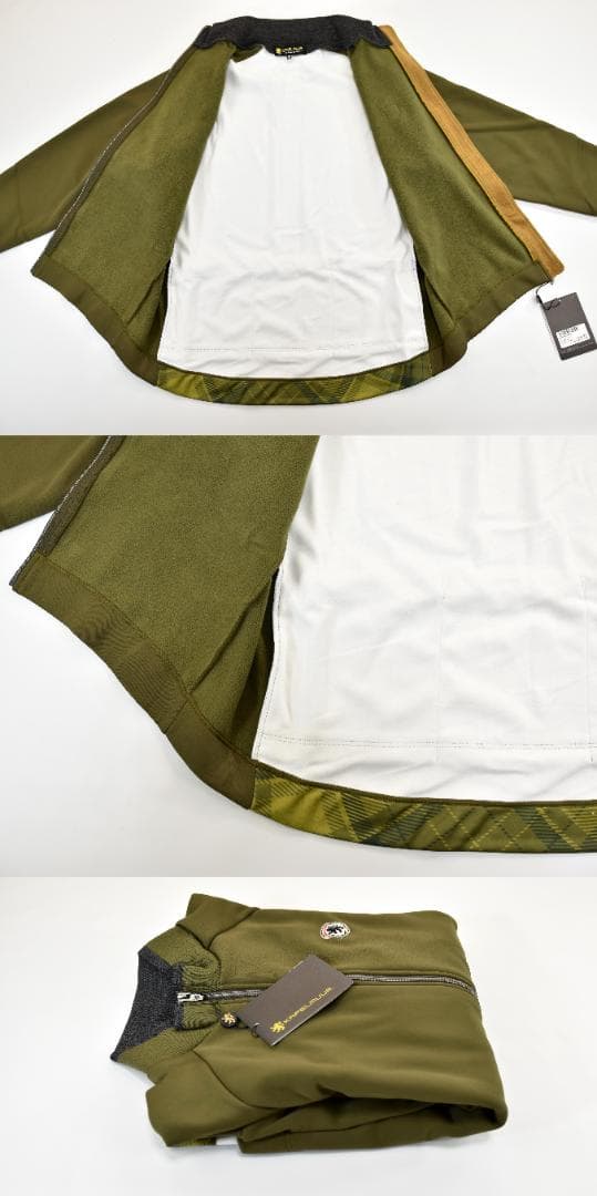 KAPELMUUR レトロジャケット size:WXL オリーブチェック