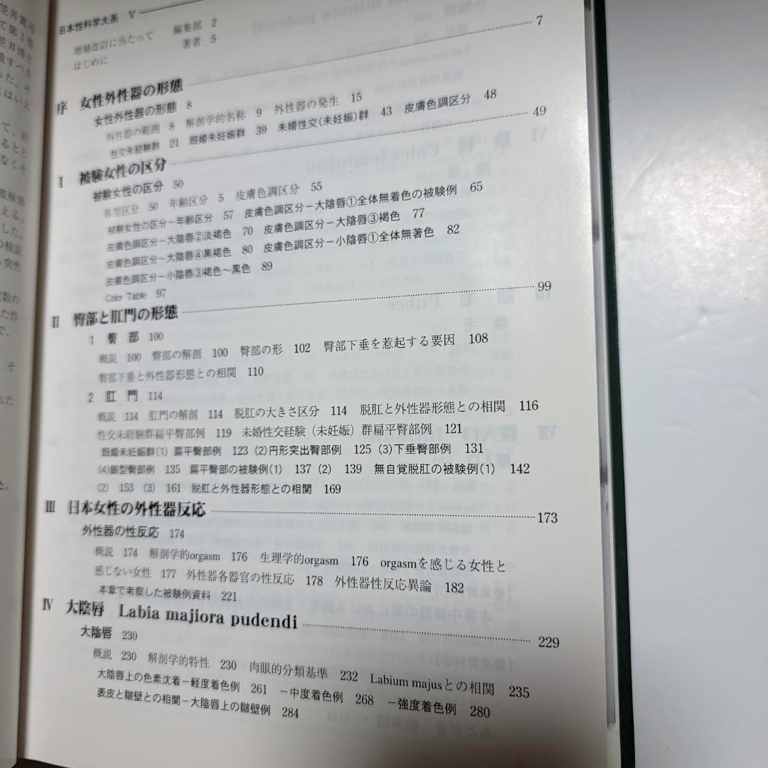 絶版医学書『増補改訂版 日本女性の外性器 』2006年第2版