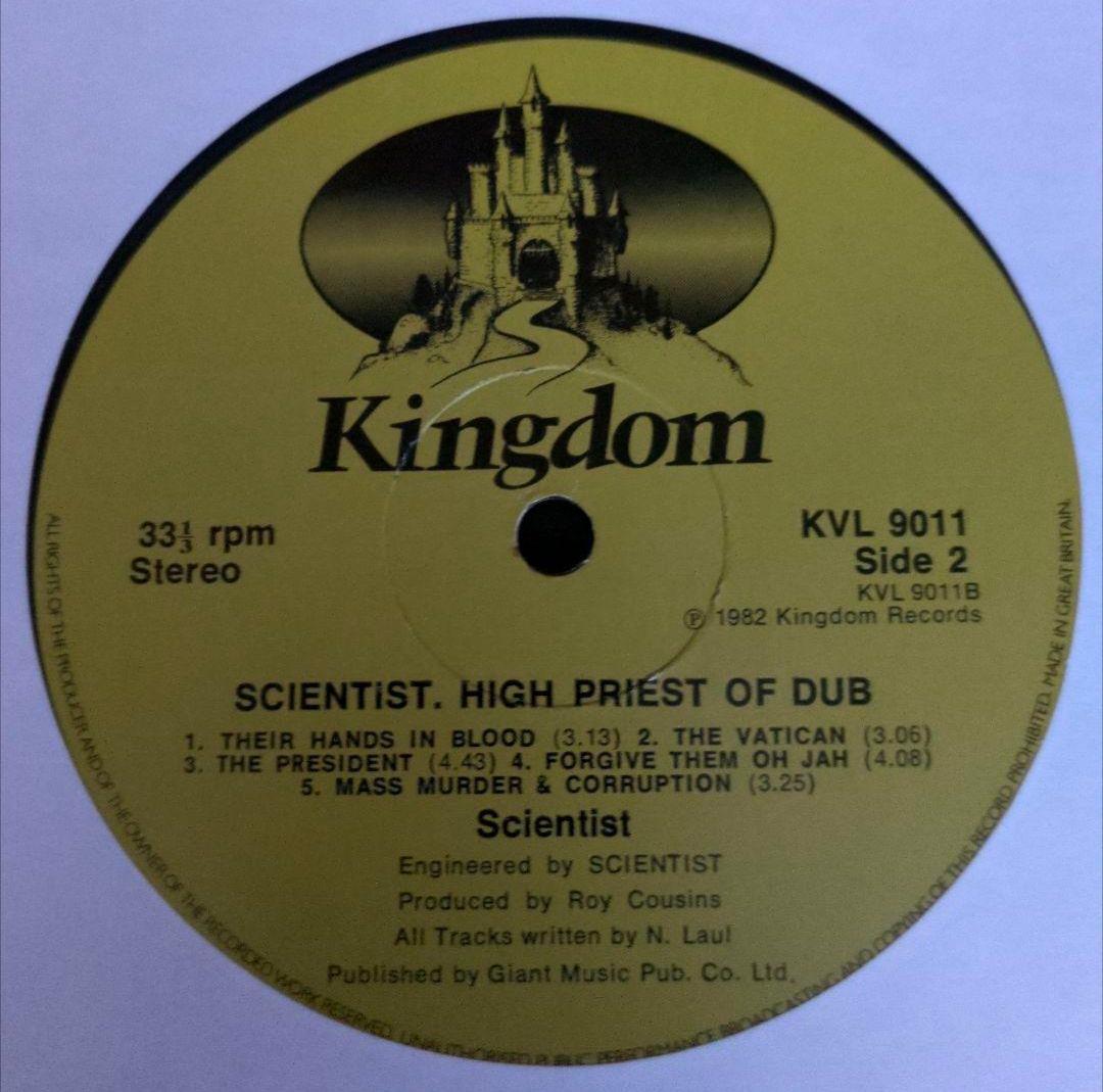 洋楽 Scientist High Priest of Dub UK org LP