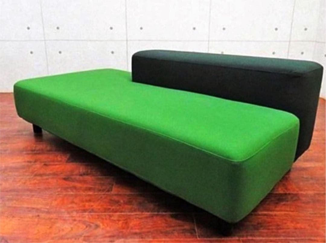 廃盤　新品未使用 【カバーのみ】 無印良品 ソファベンチ 本体用　グリーン