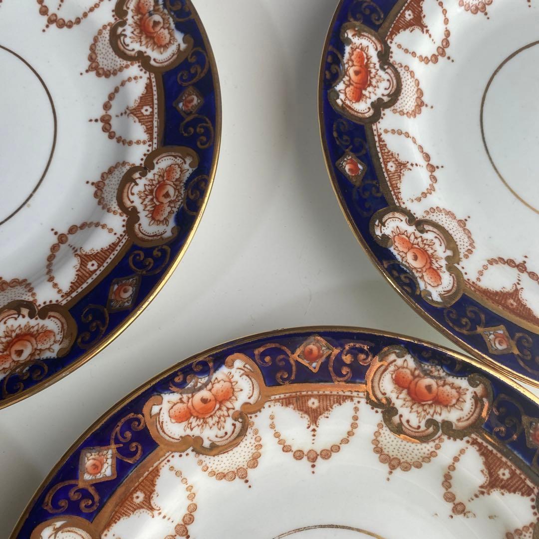 ロイヤルアルバート　イマリ 伊万里　コバルトブルー　17.5cm プレート　6枚