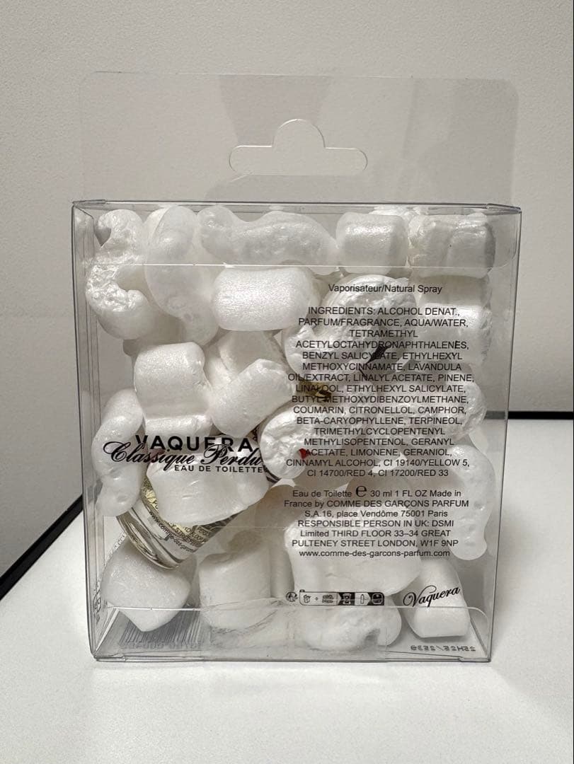 コムデギャルソン パルファム　ヴァケラ　クラシックペルデュ　オードトワレ30ml