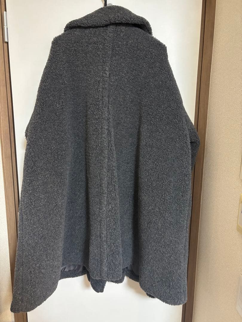 clane オーバーサイズBOAコート　グレー