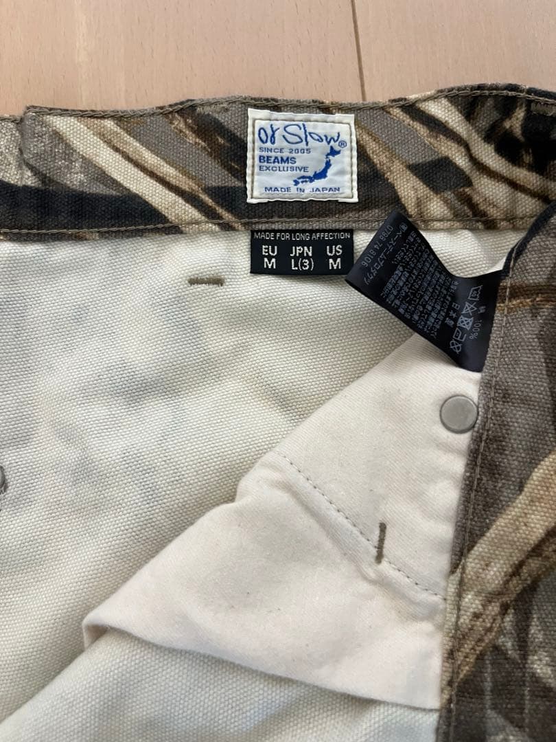 orslow×BEAMS 別注　リアルツリーカモ柄ペインターパンツ