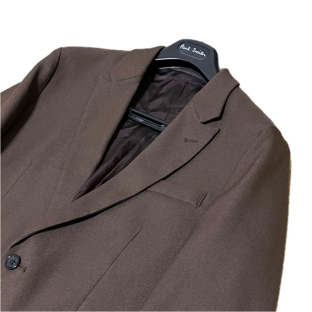 ✨極美品✨現行品✨MR.OLIVE 2Bジャケット ブラウン L 伸縮性 日本製