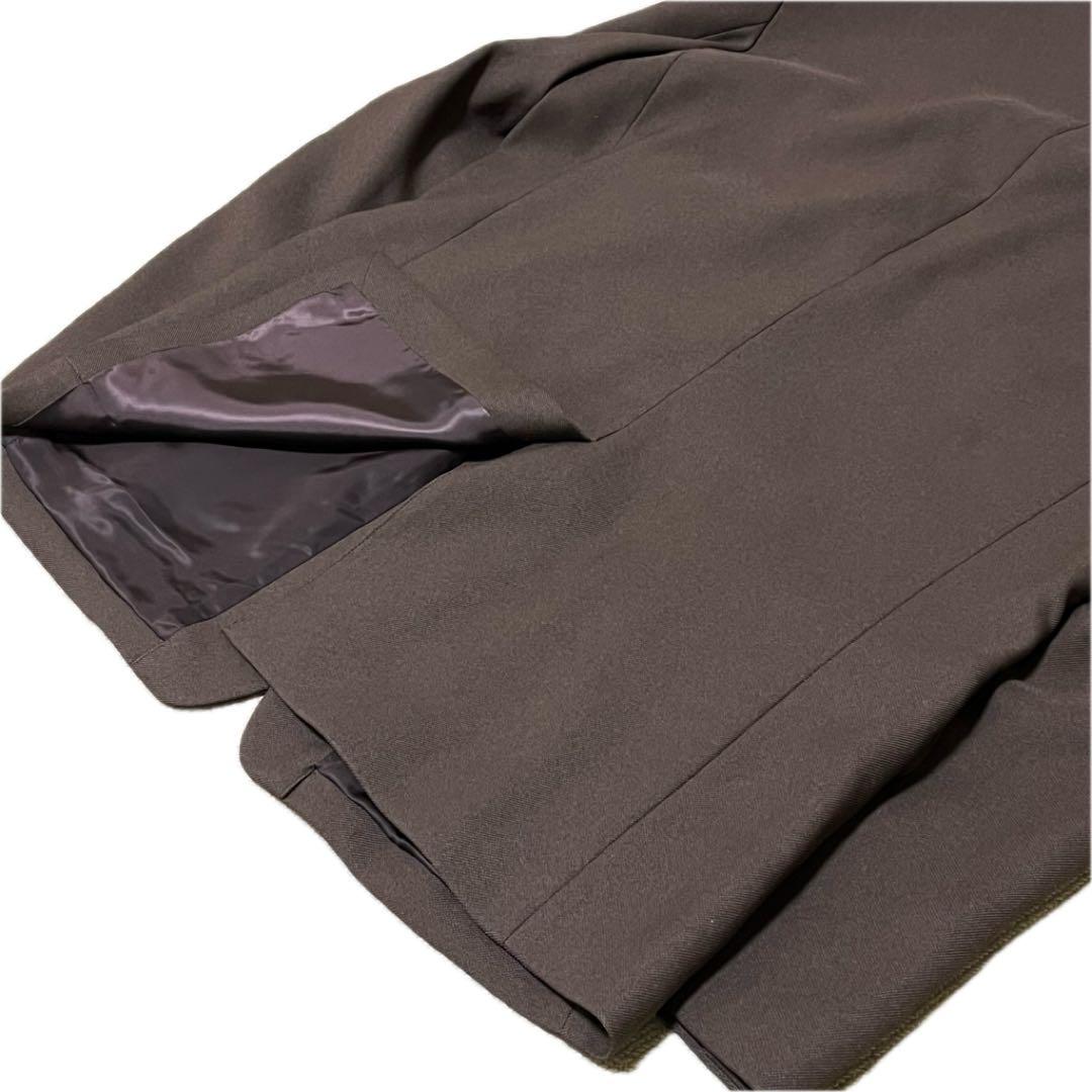 ✨極美品✨現行品✨MR.OLIVE 2Bジャケット ブラウン L 伸縮性 日本製