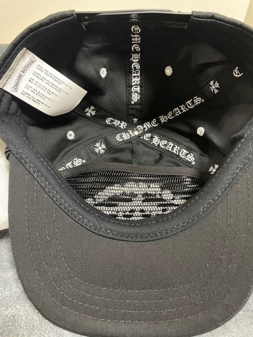 クロムハーツ ガスステーション キャップ 帽子 黒