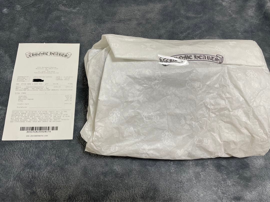 クロムハーツ ガスステーション キャップ 帽子 黒