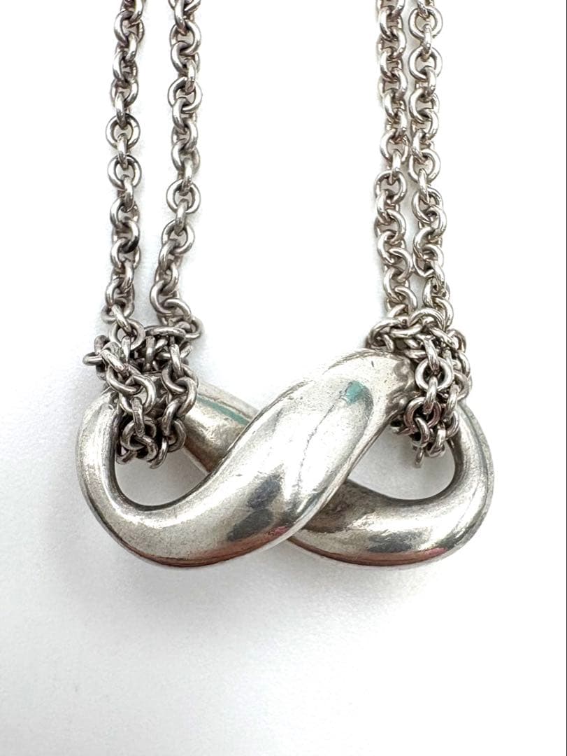 ティファニー　インフィニティ ダブルチェーン　シルバー925 ネックレス