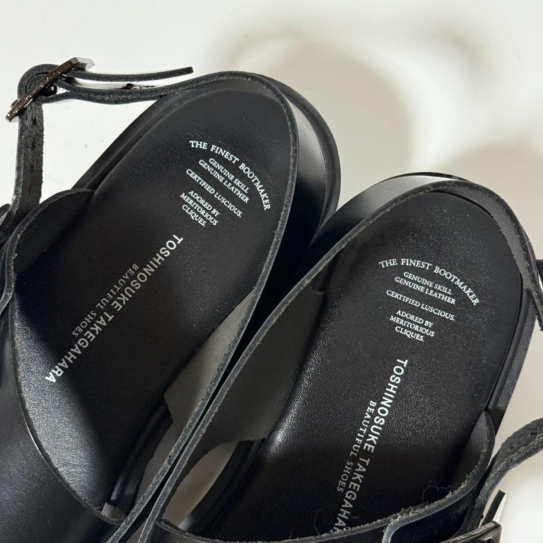 ⭐️新品未使用⭐️　ビューティフルシューズ　SSベルトサンダル　Vibram　黒