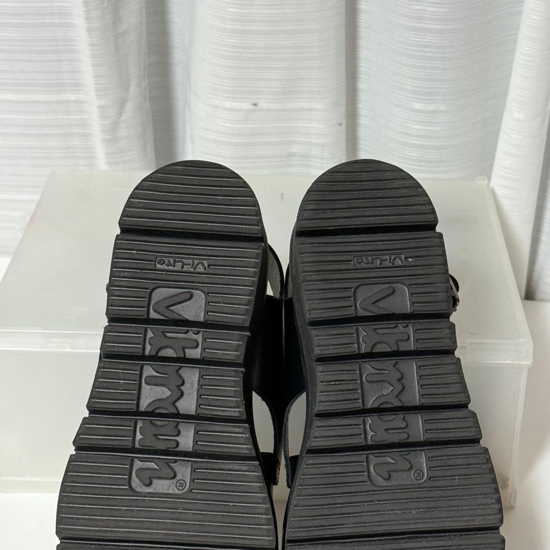 ⭐️新品未使用⭐️　ビューティフルシューズ　SSベルトサンダル　Vibram　黒