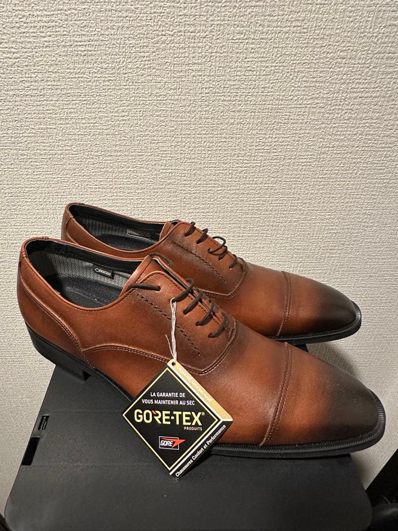 新品未使用　REGAL GORE-TEX 革靴　27センチ　ブラウン