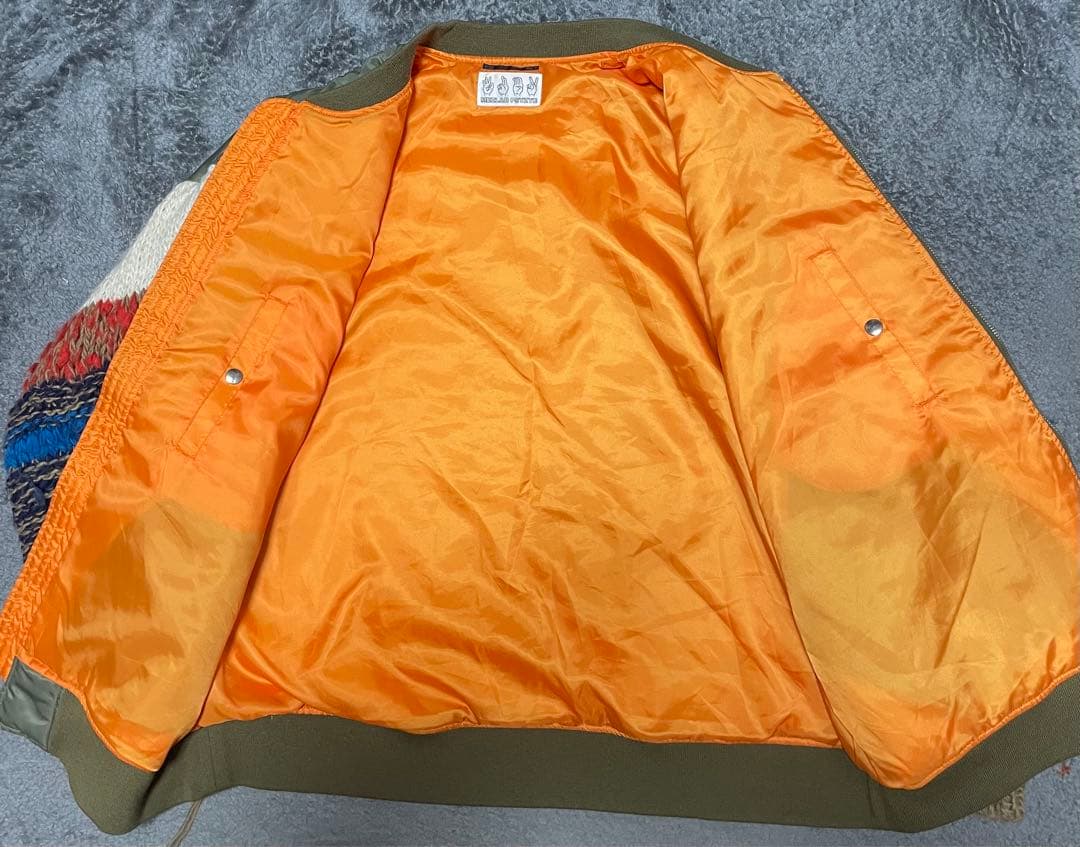 DISCOVERED 再構築 MA-1 ブルゾン