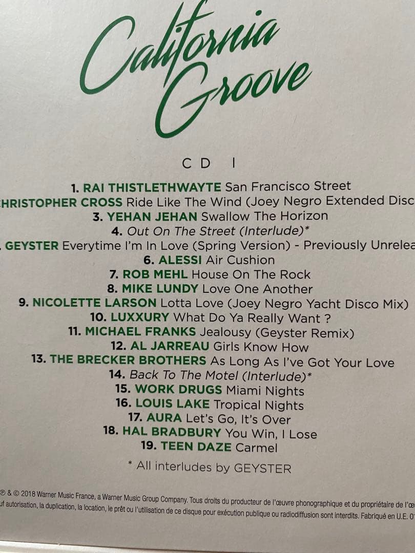 洋楽 California Groove Volume IV