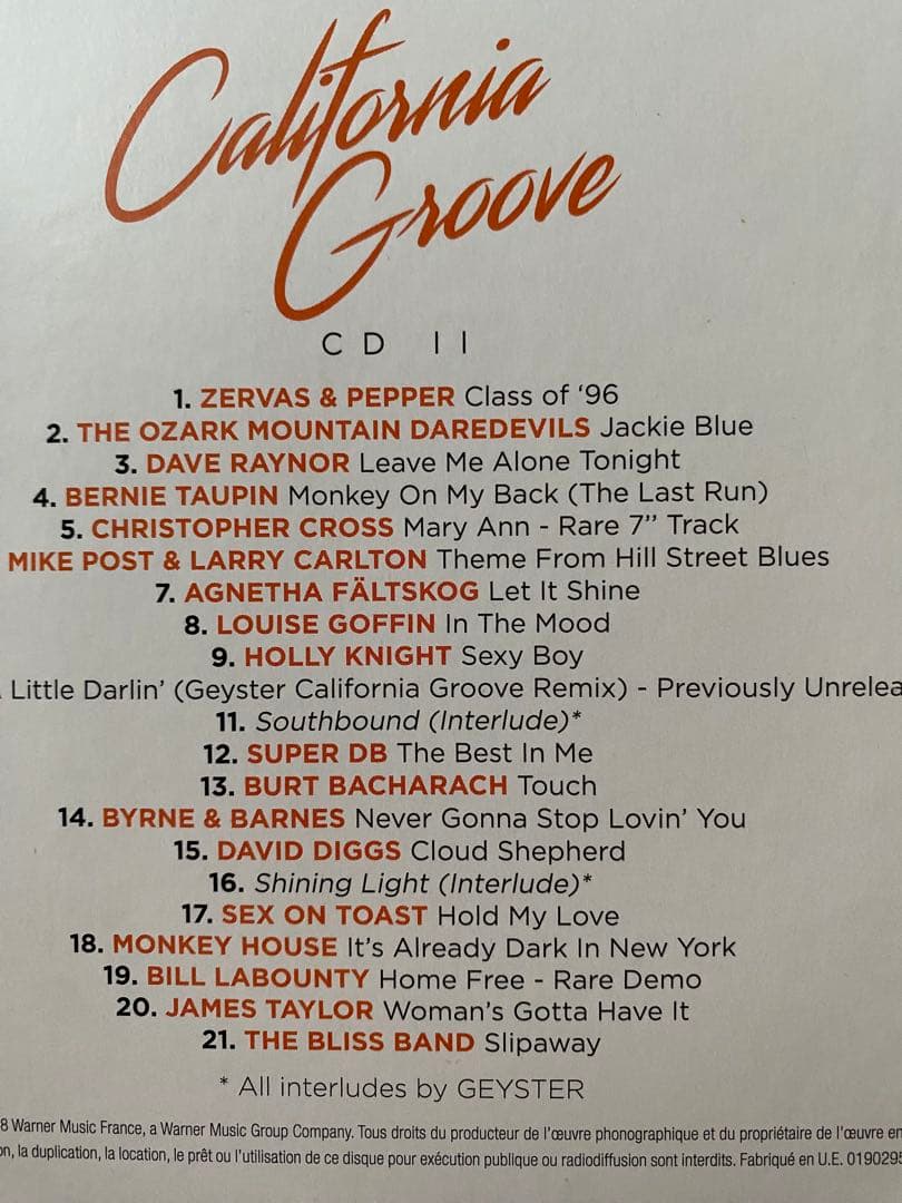 洋楽 California Groove Volume IV