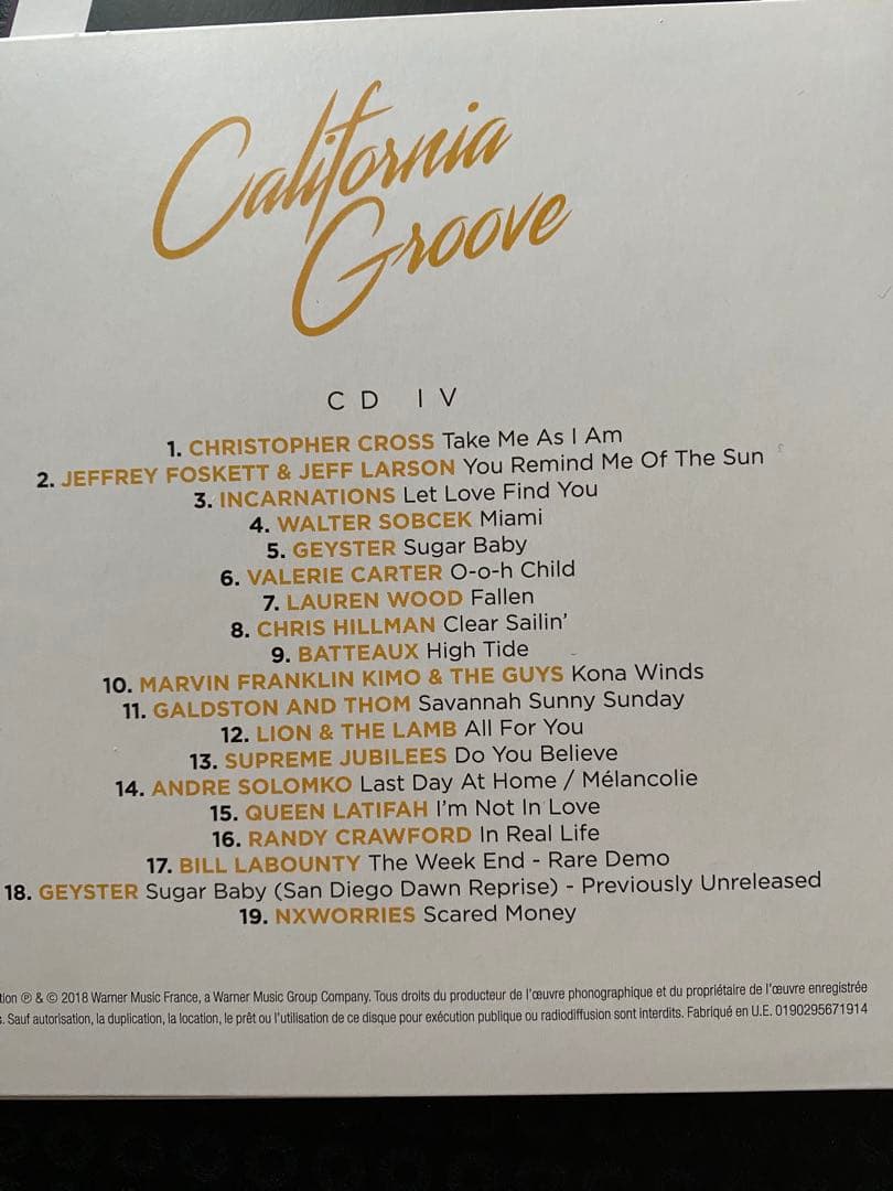 洋楽 California Groove Volume IV