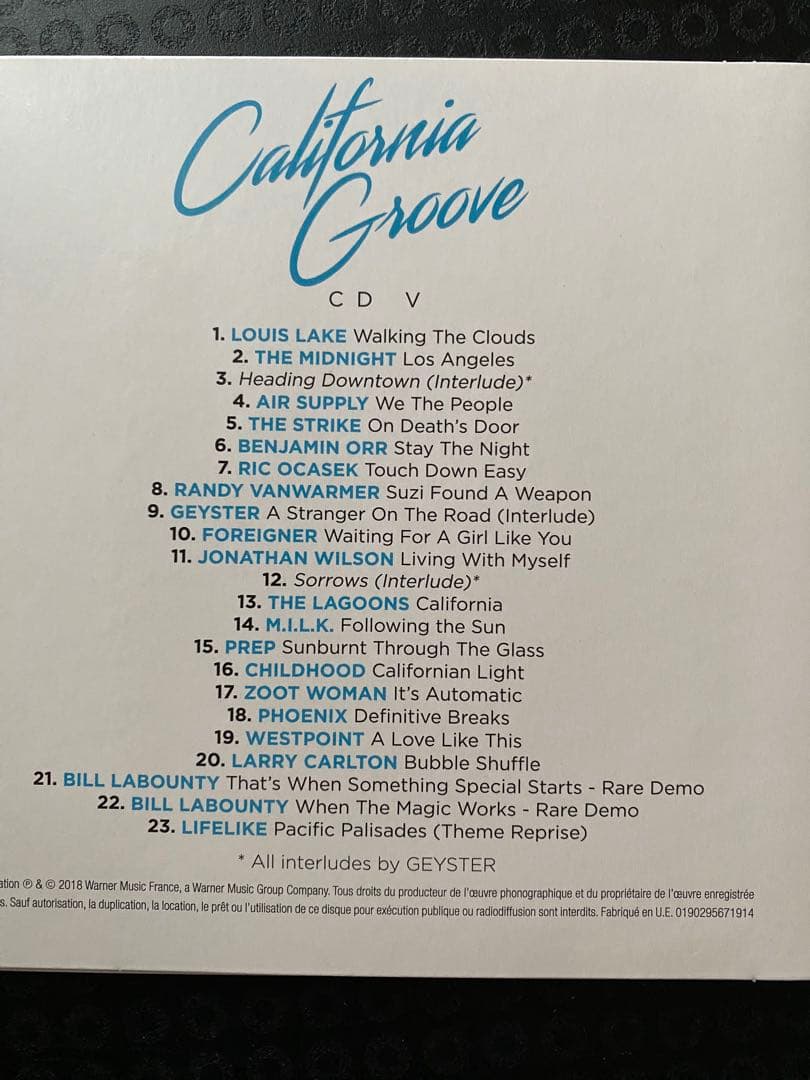洋楽 California Groove Volume IV