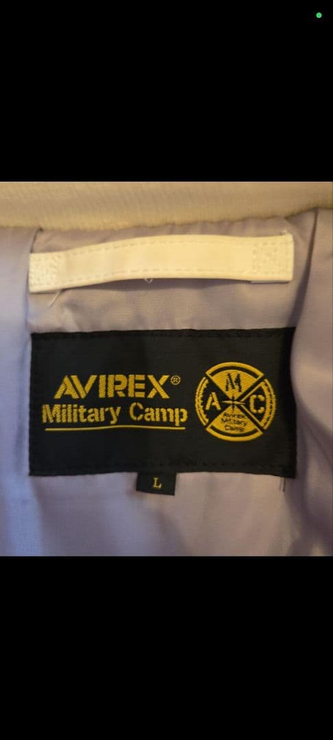 AVIREX HALOフライトジャケット ホワイト