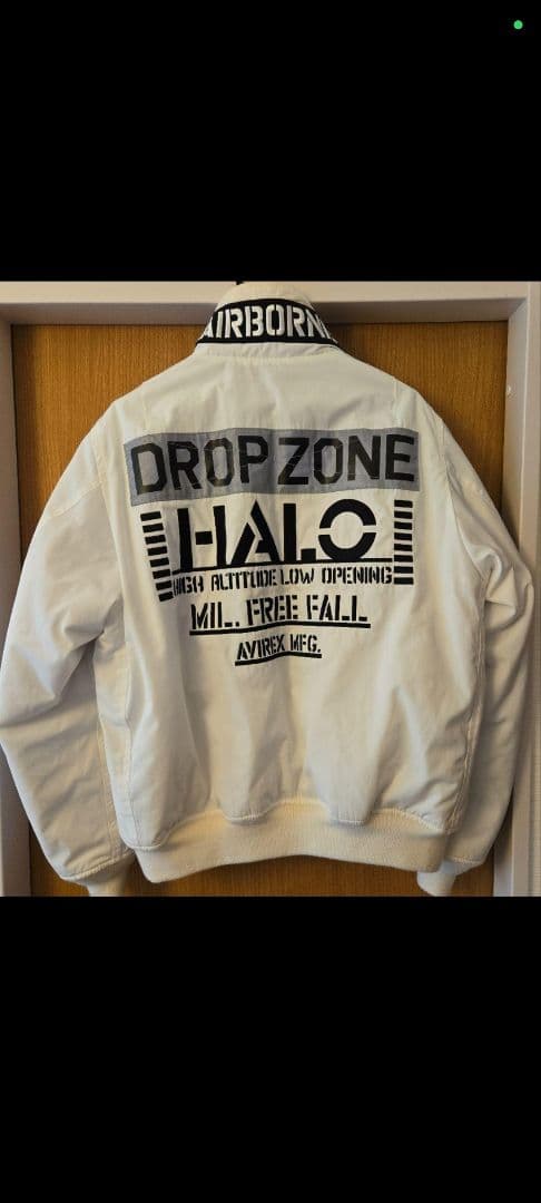 AVIREX HALOフライトジャケット ホワイト